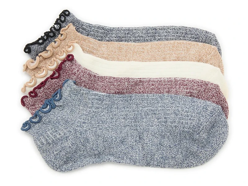 Marled Lettuce Women's No Show Socks - 5 Pack