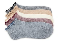 Marled Lettuce Women's No Show Socks - 5 Pack