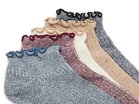 Marled Lettuce Women's No Show Socks - 5 Pack