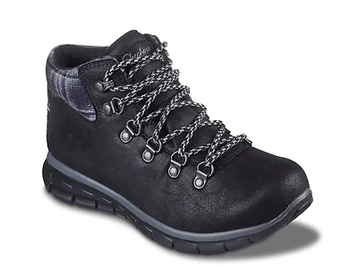 Synergy Plaid Mood Bootie