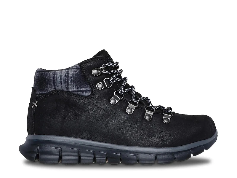 Synergy Plaid Mood Bootie