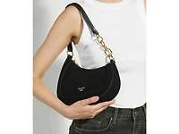 Direction Leather & Suede Shoulder Bag