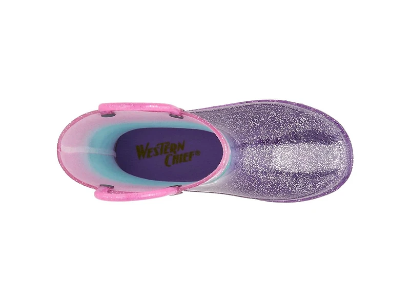 Glitter Ombre Light-Up Rain Boot - Kids'