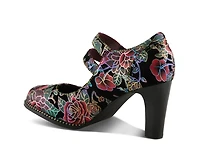 Showy Rose Mary Jane Pump