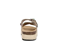 Kaylum Espadrille Platform Slide Sandal