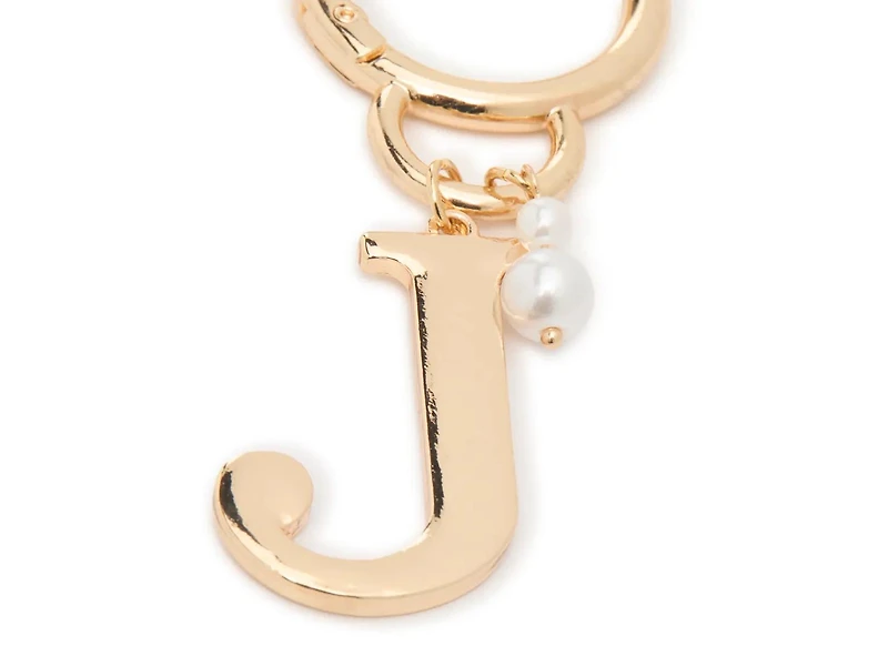 J Initial Bag Charm