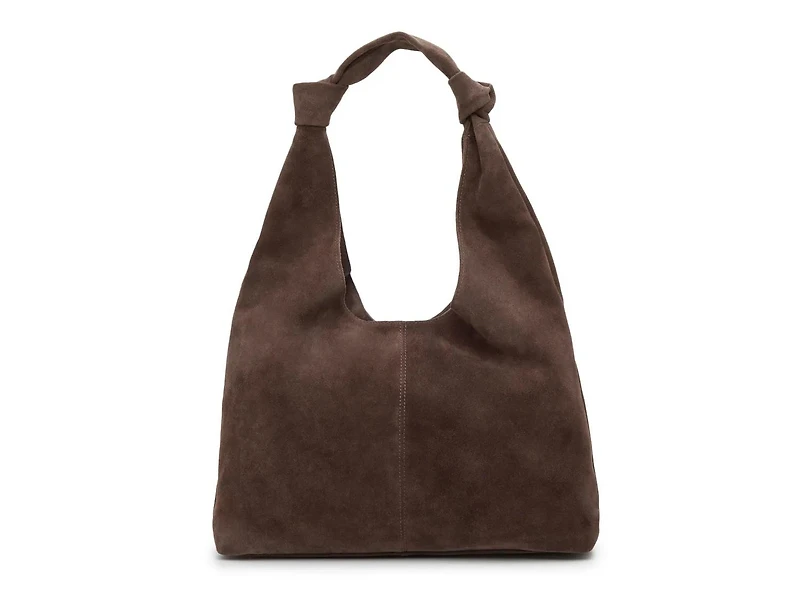 Gables Knot Suede Hobo Bag