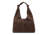 Gables Knot Suede Hobo Bag