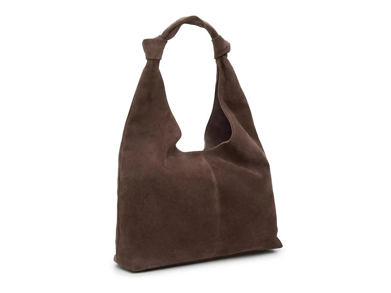 Gables Knot Suede Hobo Bag