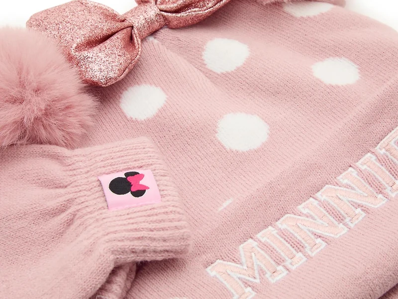 Minnie Mouse Kids' Beanie & Glove Set - 2 Pack