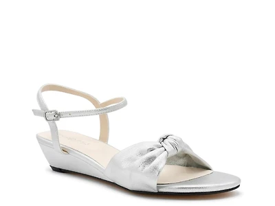 Rose Wedge Sandal