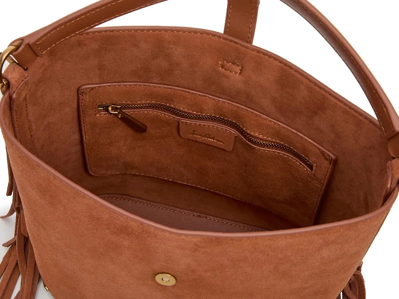 Pryce Suede Shoulder Bag