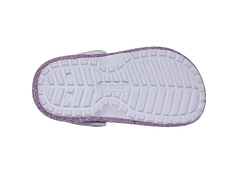 Classic Lined Chunky Glitter Clog - Kids'