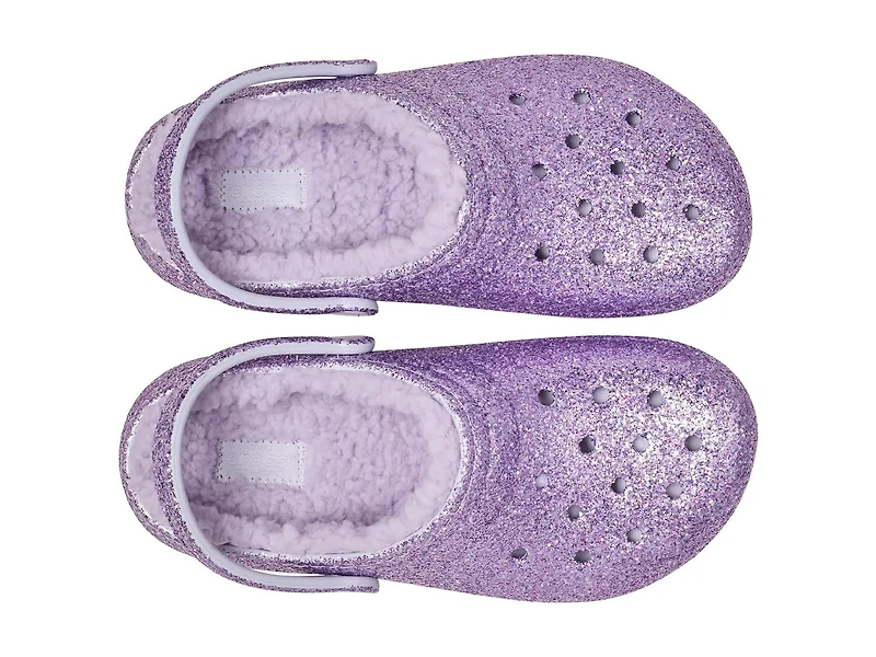Classic Lined Chunky Glitter Clog - Kids'