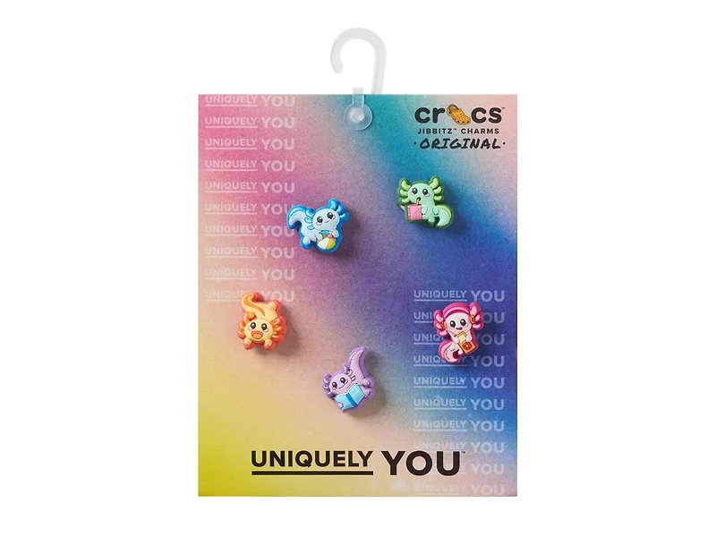 Tiny Axolotls Jibbitz Set - 5 Pack