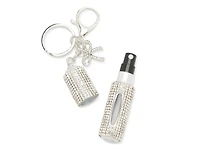 Rhinestone Perfume Bottle Bag Charm