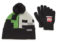 Minecraft Kids' Beanie & Glove Set - 2 Pack