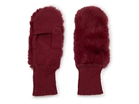 Faux Fur Mittens