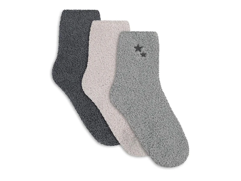 Star Fuzzy Women's Crew Socks