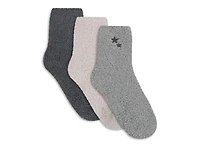 Star Fuzzy Women's Crew Socks