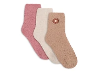 Star Fuzzy Women's Crew Socks
