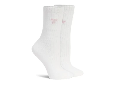 Embroidered Women's Crew Socks