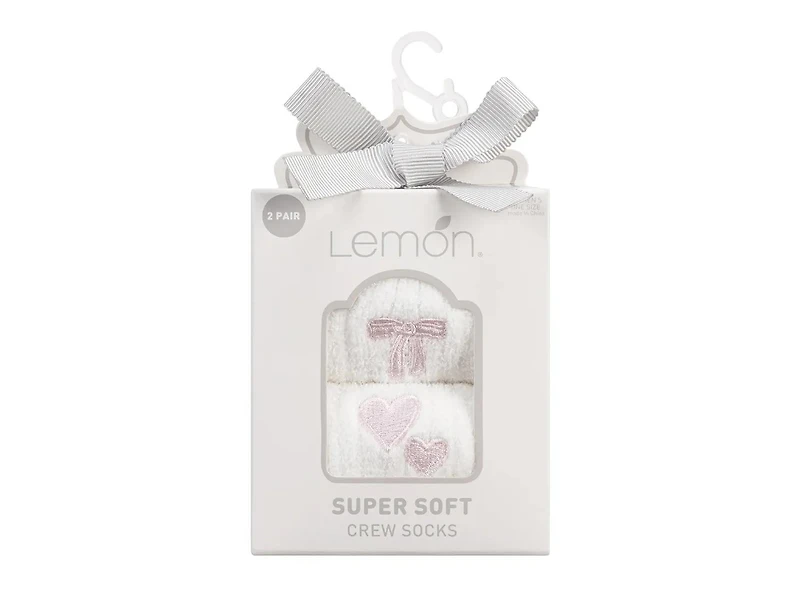 Embroidered Women's Crew Socks