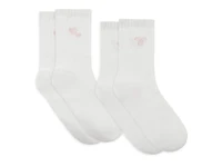 Embroidered Women's Crew Socks