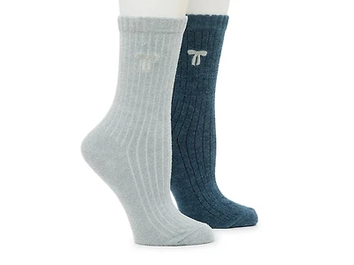 Embroidered Women's Crew Socks