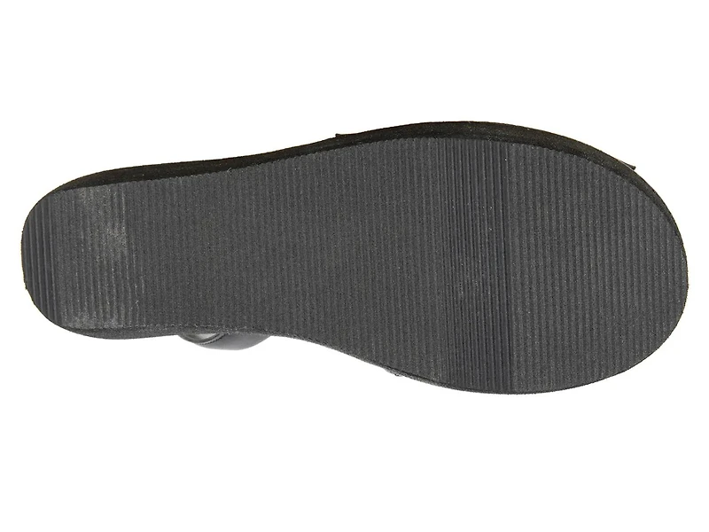 Fine Glass Wedge Sandal