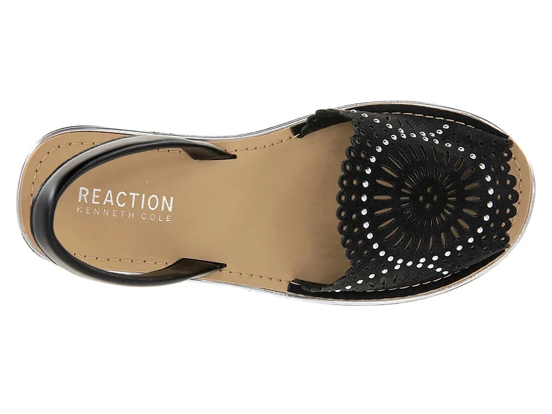 Fine Glass Wedge Sandal