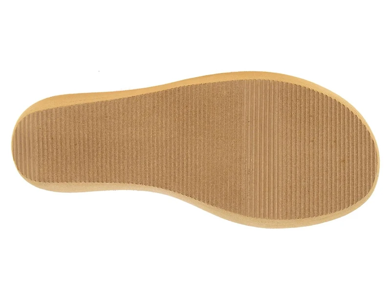 Fine Glass Wedge Sandal