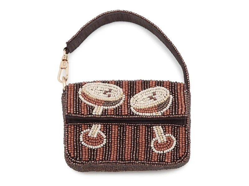 Beaded Espresso Martini Pouch Bag Charm
