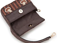 Beaded Espresso Martini Pouch Bag Charm