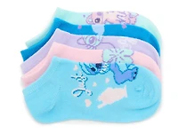 Stitch Kids' No Show Socks - 5 Pack