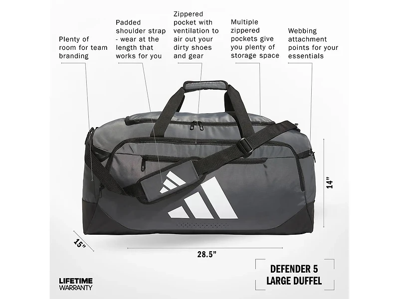 Defender 5 Large Gym Bag