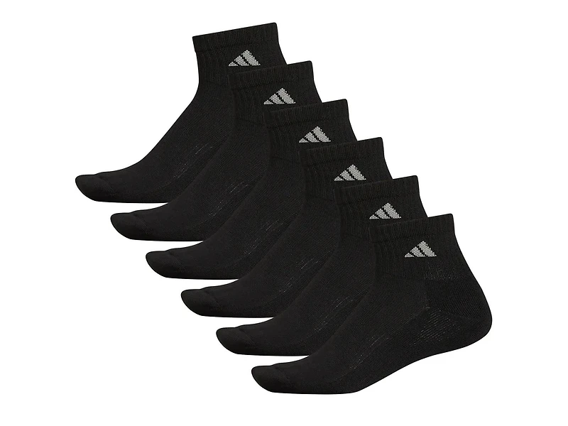 Athletic Cushioned Men's Quarter Ankle Socks