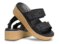 Brooklyn Cork Buckle Wedge Sandal