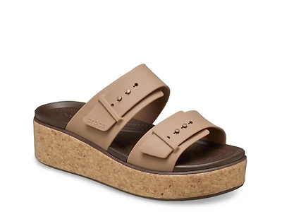 Brooklyn Cork Buckle Wedge Sandal - Women's