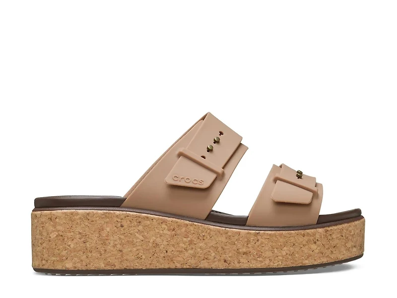 Brooklyn Cork Buckle Wedge Sandal - Women's