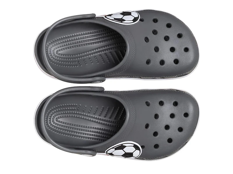 Classic Soccer Band Clog - Kids'