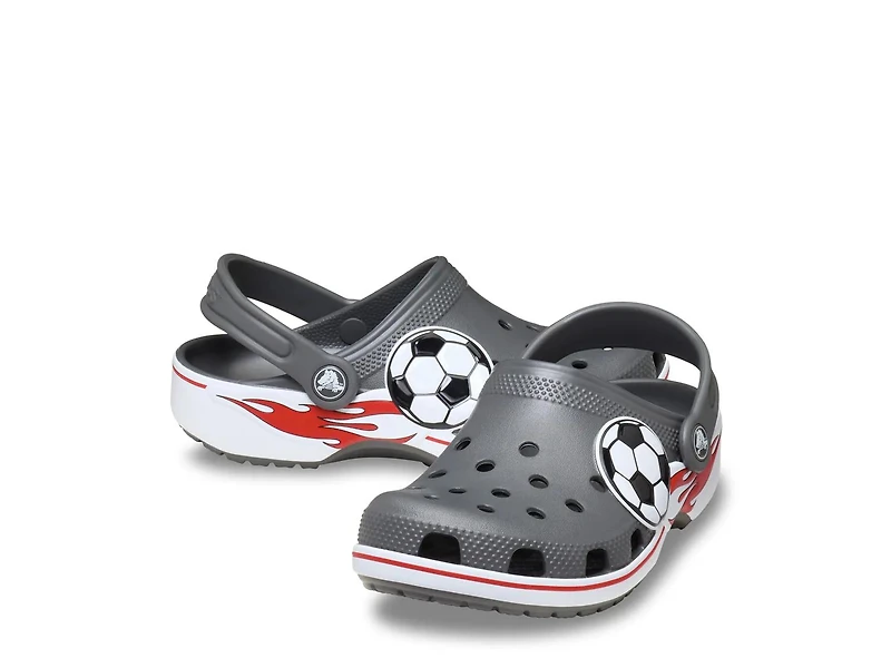 Classic Soccer Band Clog - Kids'