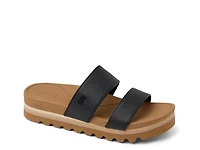 Banded Horizon Hi Wedge Sandal