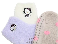 Hello Kitty Kids' Slipper Socks - 3 Pack