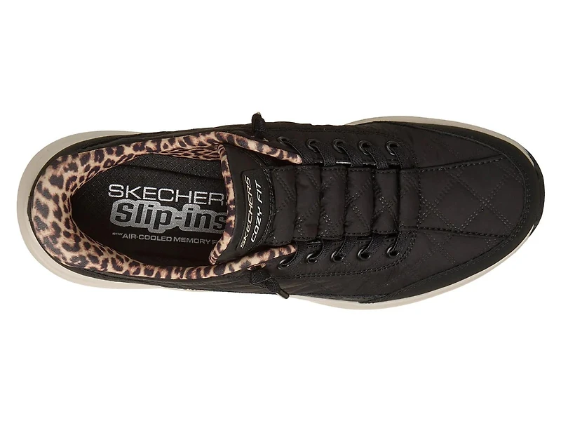 Hands Free Slip-ins Contour Foam Cozy Fit Leopard Dream Sneaker