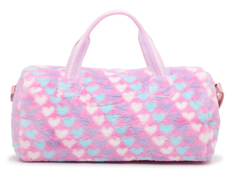 Heart Plush Sleepover Duffle Bag