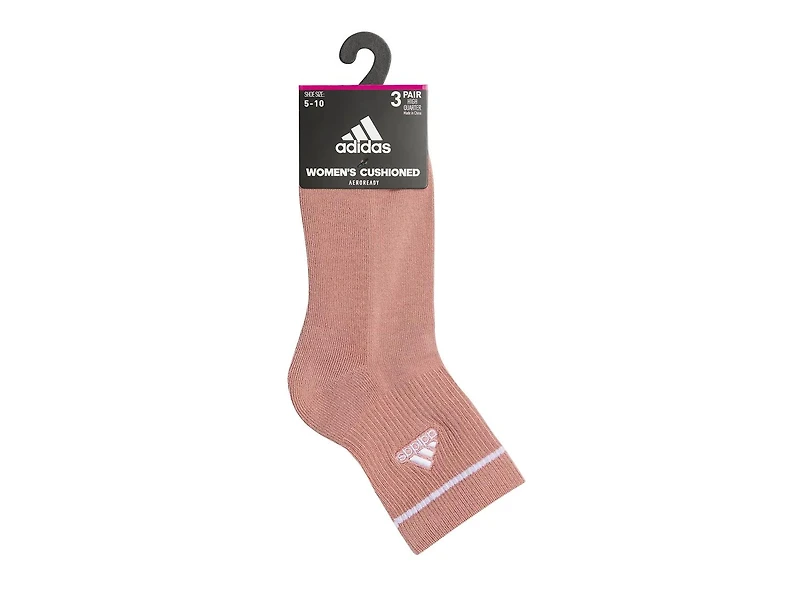 Cushioned Sport Women's High Quarter Socks