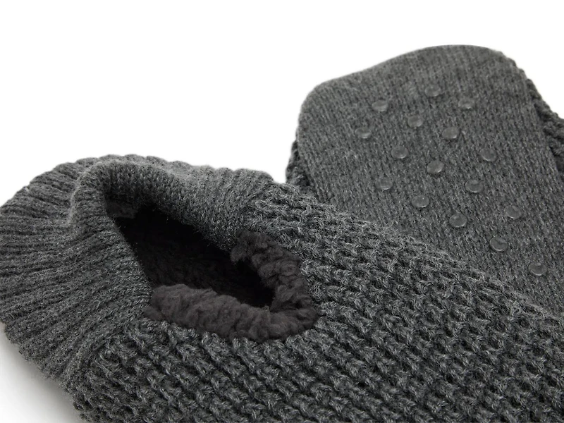 Knit Boot Men's Slipper Socks