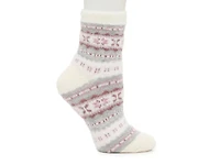 Cozy Lodge Fairisle Mink Women's Crew Socks