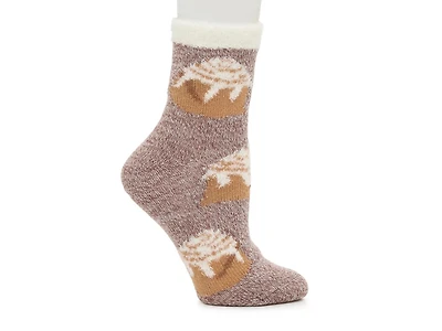 Cozy Lodge Cinnamon Roll Women's Crew Socks